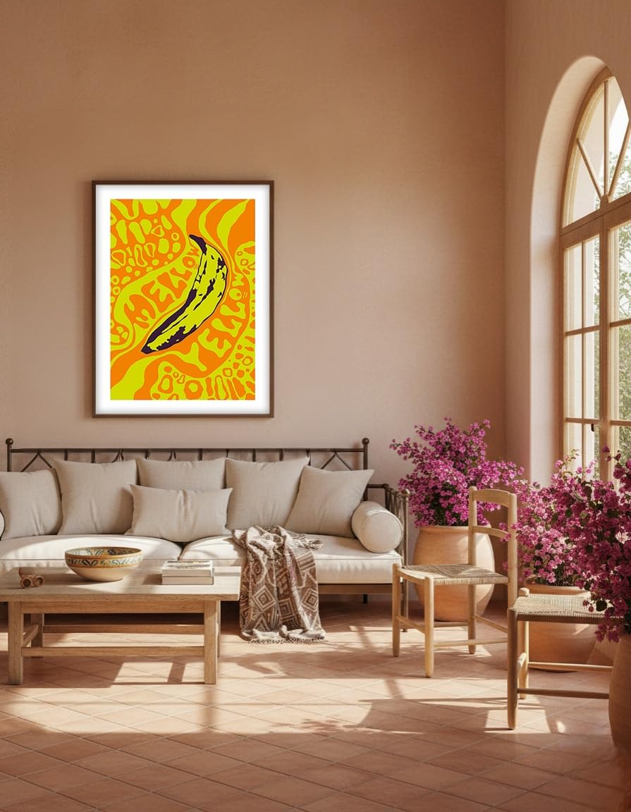 Amazon.com: Mellow Yellow - Banana Poster Print | Vintage